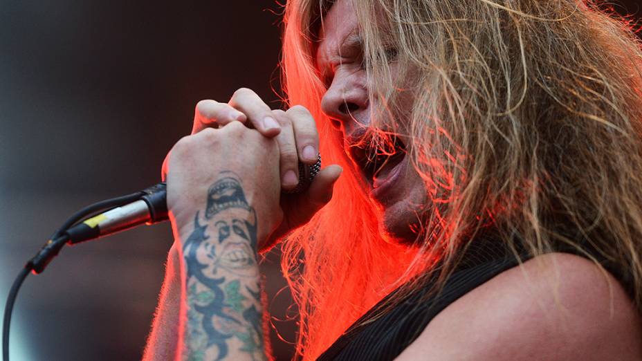 Apresentação do Sebastian Bach no quarto dia do Rock in Rio 2013