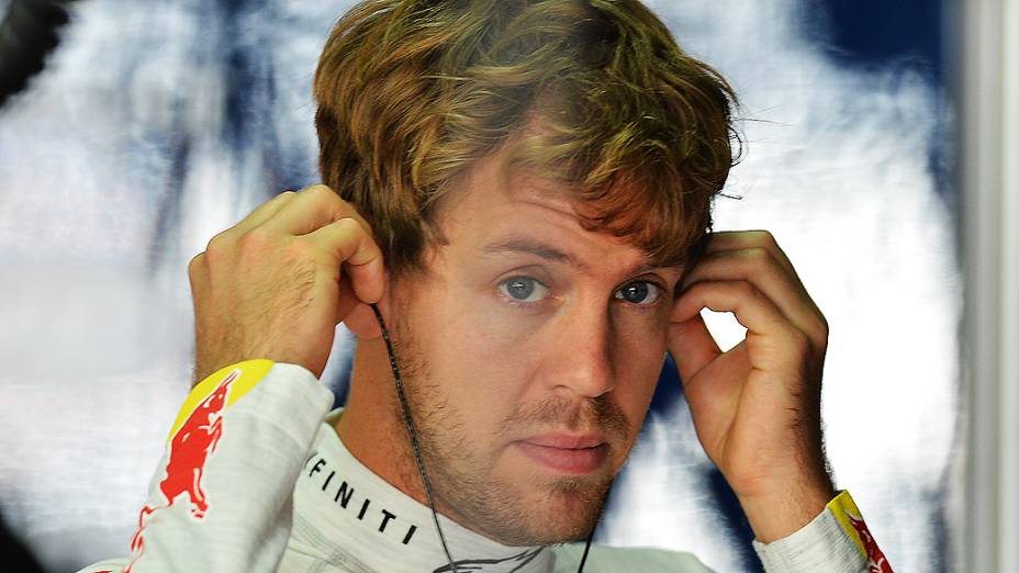Sebastian Vettel neste sábado (24/11), em Interlagos