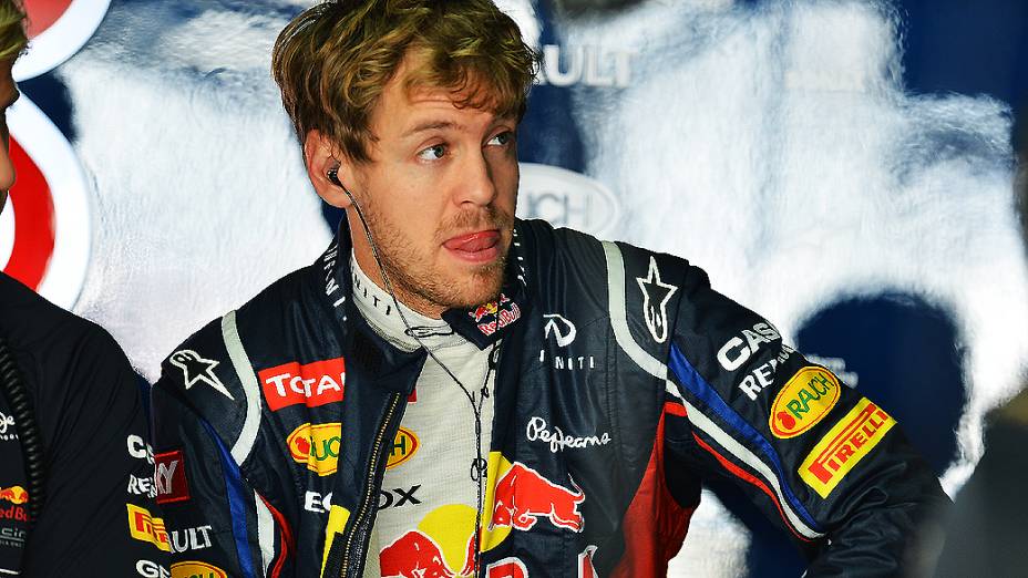 Sebastian Vettel neste sábado (24/11), em Interlagos