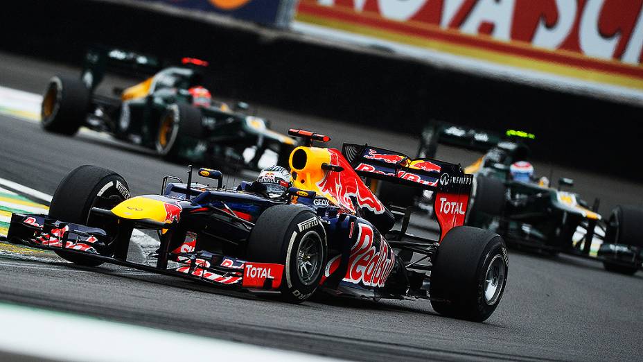 Sebastian Vettel no GP do Brasil de Fórmula 1, em Interlagos