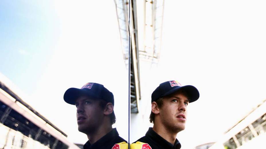 Sebastian Vettel antes do GP da Hungria, em Budapeste, em 29/07/2011