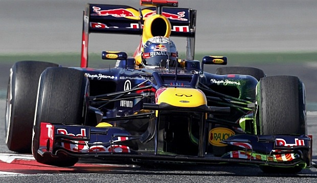 Sebastian Vettel, o mais rápido no primeiro dia de testes em Barcelona