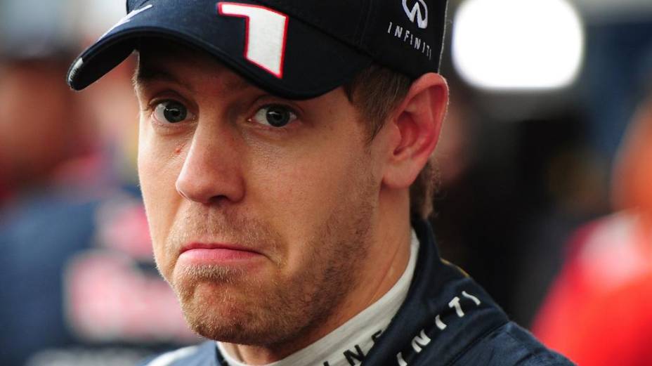 Sebastian Vettel, da Red Bull, nos treinos para o GP da China, em Xangai