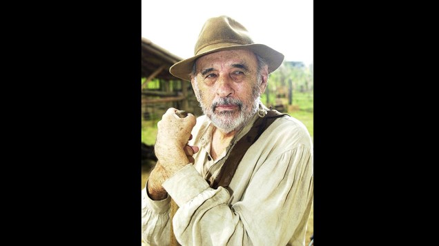 Sebastião Vasconcelos na novela "Cabocla", da Rede Globo