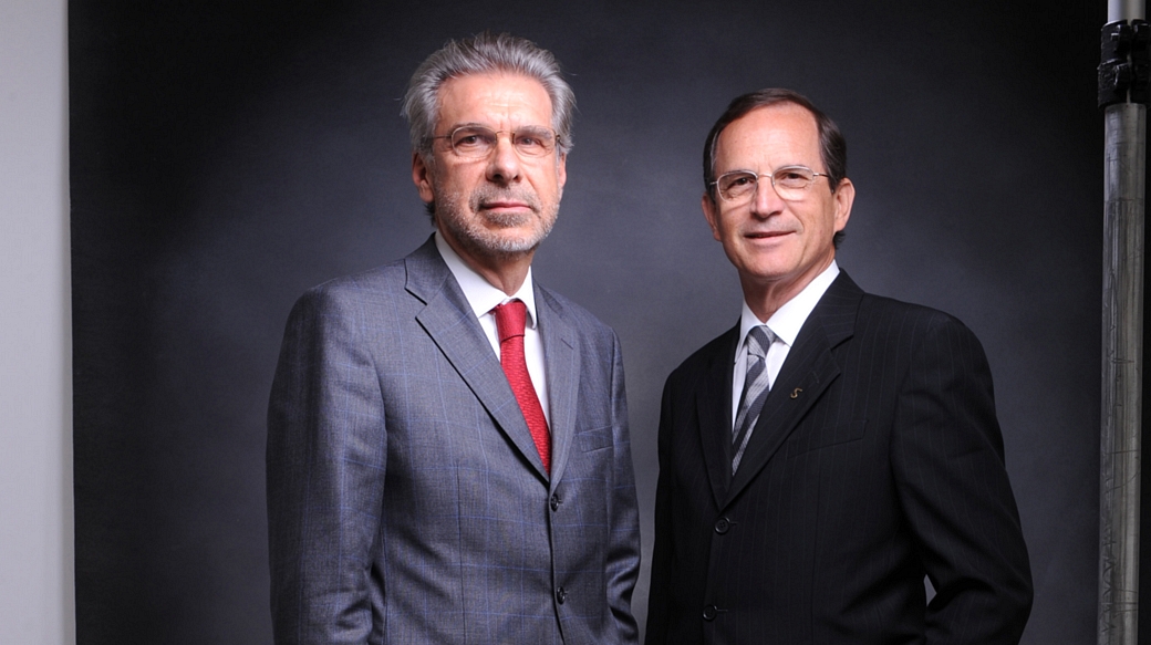 Nildemar Secches (esq.) e Luiz Fernando Furlan (dir.), membros do conselho de administração da BRF