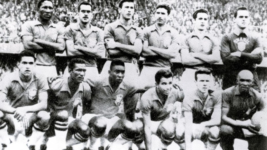 1958 A Gazeta Esportiva Campeao Mundial Vi Copa Do Mundo -  Garrincha-Pele-Zagalo (Brazil) 