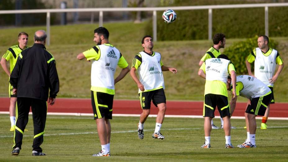 O início dos preparativos da seleção da Espanha para a Copa do Mundo de 2014