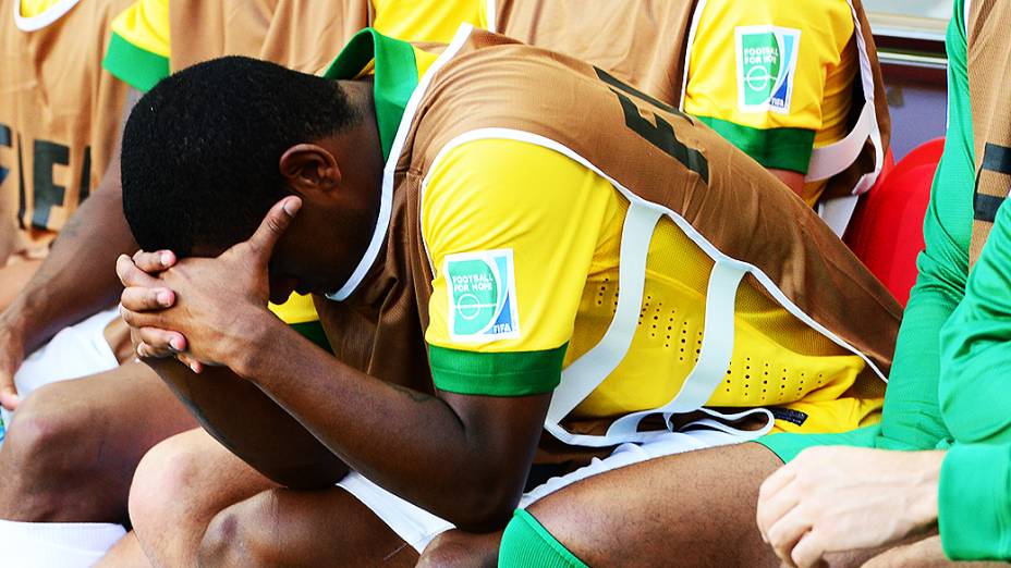 Brasil vence a Itália na Arena Fonte Nova em Salvador, pela Copa das Confederações