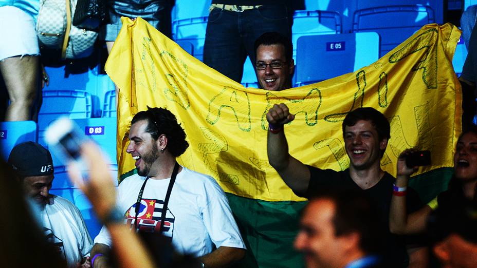 Público durante o UFC SP no ginásio do Ibirapuera