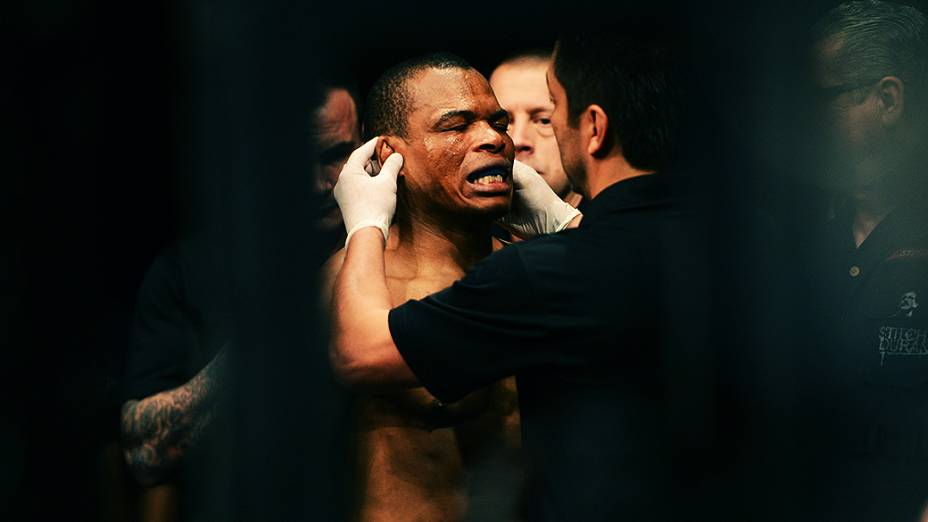 O piauiense Francisco Massaranduba derrotou CJ Keith, durante UFC São Paulo no ginásio do Ibirapuera