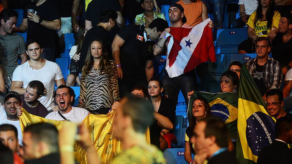 Público durante o UFC SP no ginásio do Ibirapuera