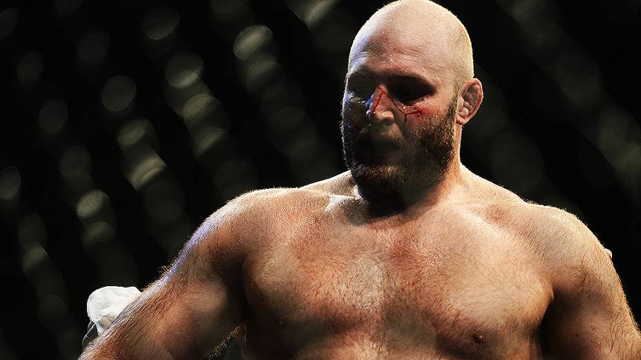 Ben Rothwell durante UFC São Paulo no ginásio do Ibirapuera