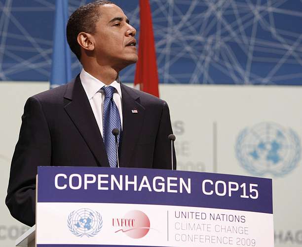Na manhã desta sexta-feira, o presidente dos Estados Unidos, Barack Obama, participou da conferência climática da Organização das Nações Unidas em Copenhague.