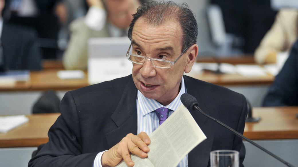 O senador Aloysio Nunes Ferreira em Brasília