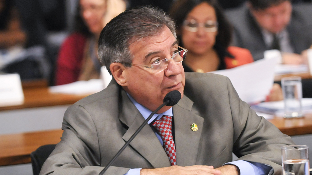 O senador Cyro Miranda em Brasília