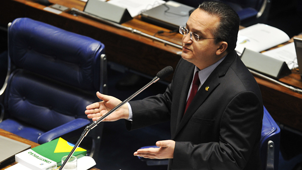 Senador Pedro Taques (PDT-MT), relator do processo contra o senador Demóstenes Torres