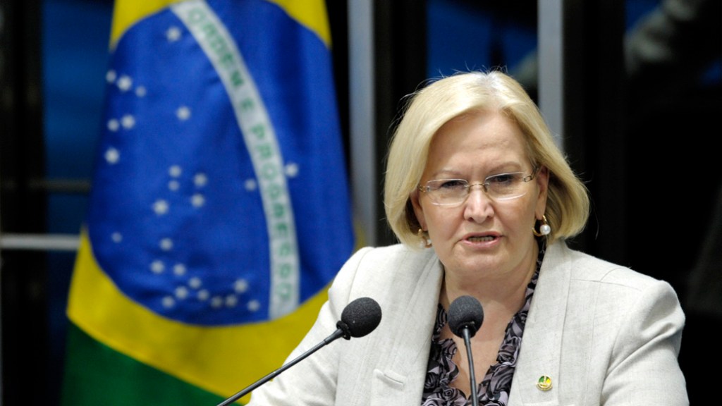 A senadora Ana Amélia em Brasília