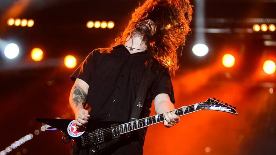 Apresentação do Sepultura durante o quarto dia do Rock in Rio 2013