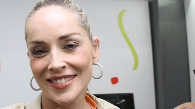A atriz americana Sharon Stone, na Bahia A atriz americana Sharon Stone, na Bahia
