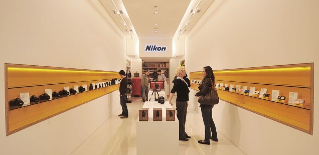 Loja da Nikon no shopping JK Iguatemi