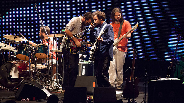Show da banda carioca Los Hermanos em São Paulo, em 10 de maio de 2012, pela turnê de comemoração dos 15 anos do grupo