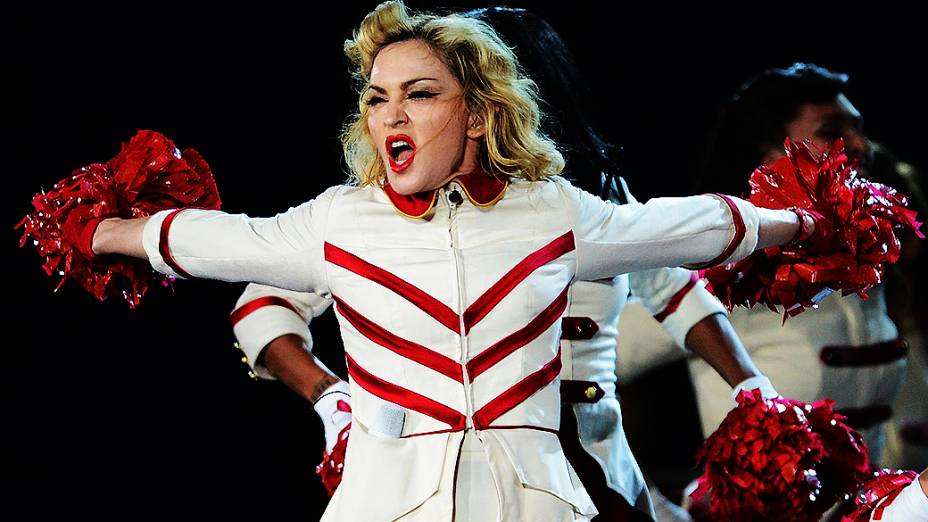 Madonna se apresenta no estádio do Morumbi, em São Paulo