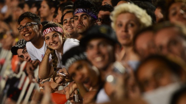 O primeiro show de Madonna em São Paulo reuniu 58 mil fãs no Estádio do Morumbi na noite desta terça-feira (4)