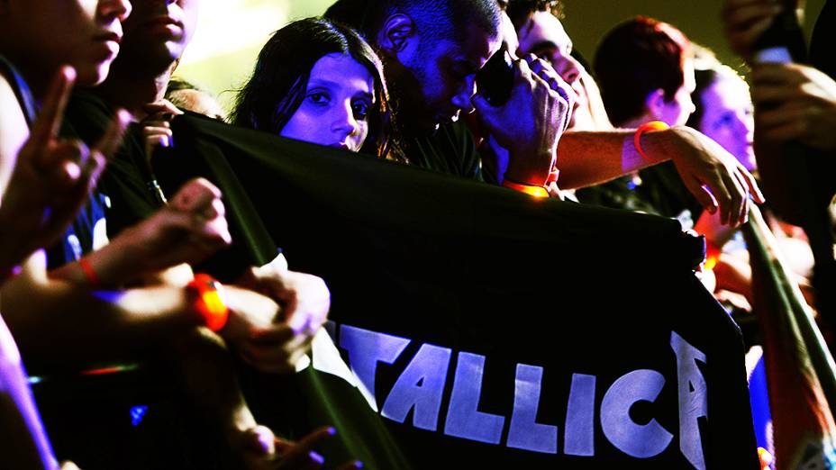 Fãs do Metallica durante show no Rock in Rio 2013