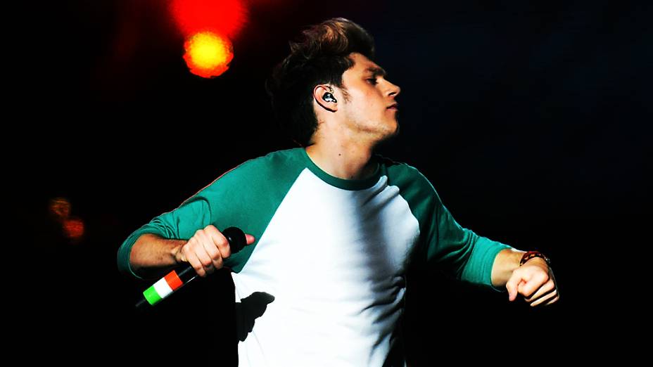 A banda One Direction se apresentou no estádio do Morumbi, em São Paulo