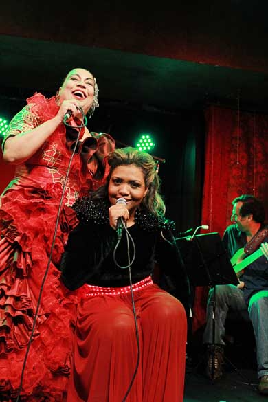 Maria Alcina dividiu o palco com Gaby Amarantos, a Beyoncé do Pará
