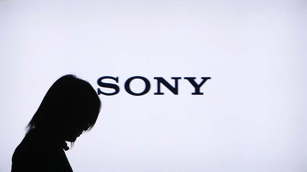 Logo da Sony, no Japão