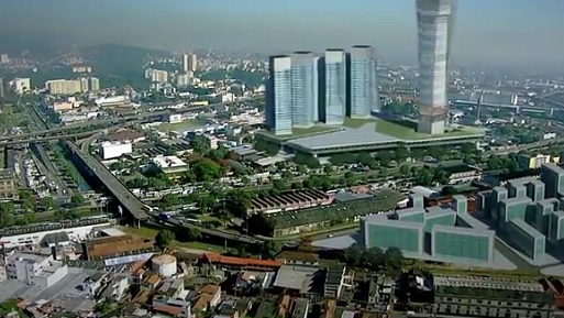 Simulação 3D mostra o futuro da zona portuária do Rio
