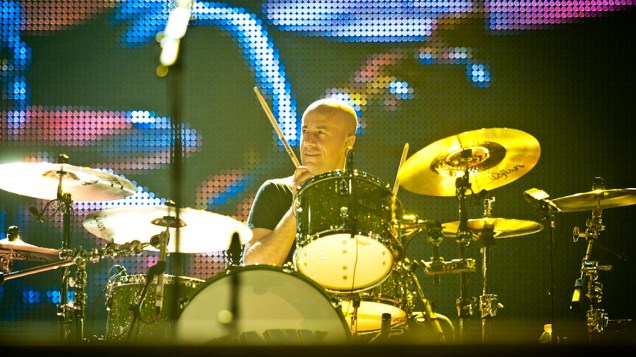 Haroldo, do Skank, durante o show no palco Mundo, no sexto dia do Rock in Rio, em 01/10/2011