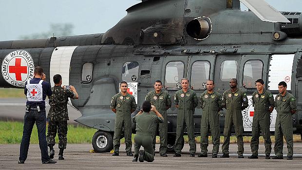 Soldados brasileiros em resgate das Farc