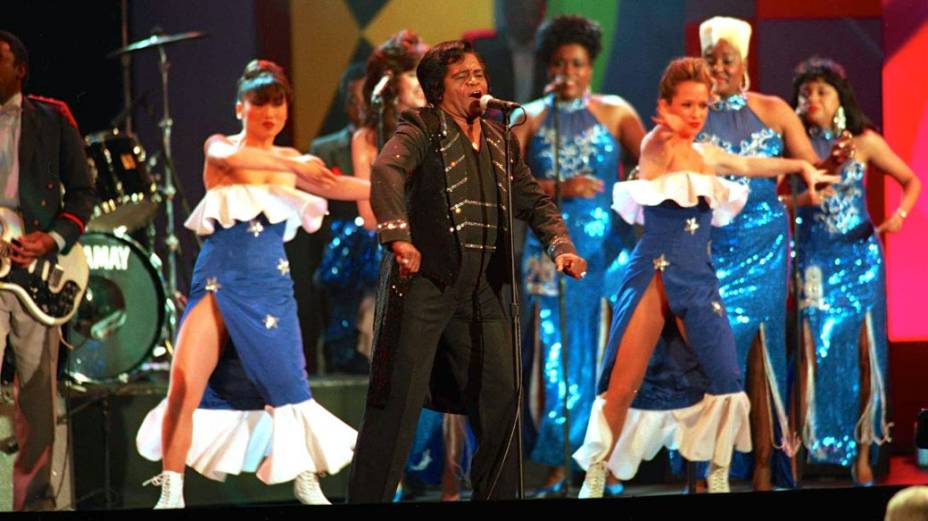 Sorteio dos grupos da Copa de 1994: show de James Brown