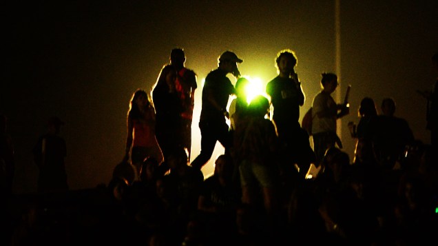 Público assiste ao show da banda Soundgarden no segundo dia do Festival Lollapalooza 2014 no Autódromo de Interlagos, em São Paulo