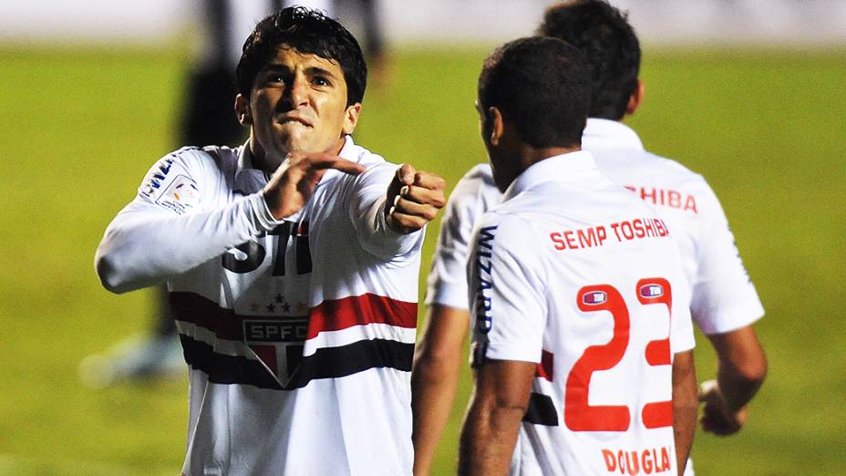 Aloísio durante o jogo entre São Paulo e Atlético-MG pela Libertadores