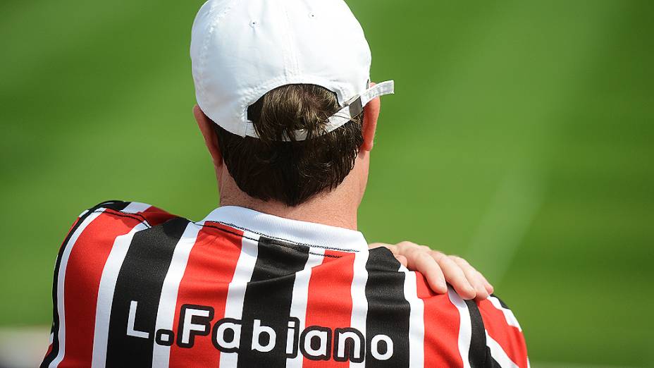 Torcida durante o jogo São Paulo e Fluminense no Morumbi