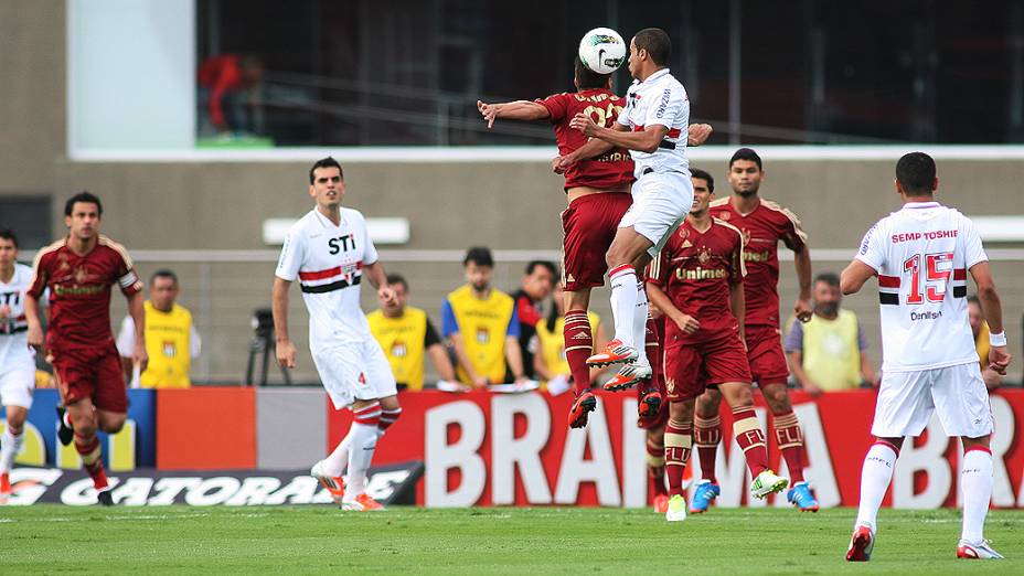 Partida entre São Paulo e Fluminense, no Morumbi