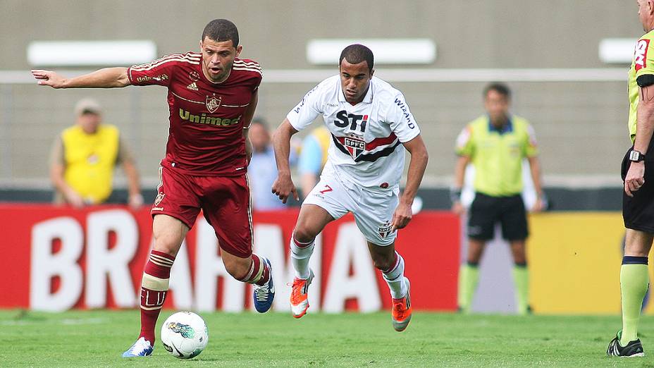 Partida entre São Paulo e Fluminense, no Morumbi