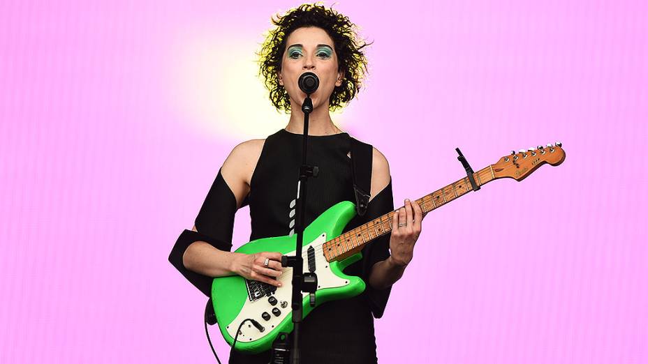 Apresentação de St. Vincent no Lollapalooza 2015, em São Paulo