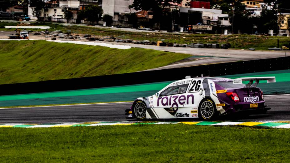 Bruno Senna durante a Corrida do Milhão da Stock Car, no Autódromo de Interlagos