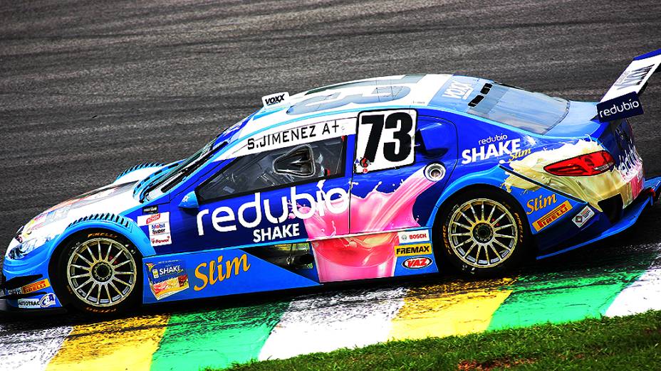 Sérgio Jimenez durante a Corrida do Milhão da Stock Car, no Autódromo de Interlagos
