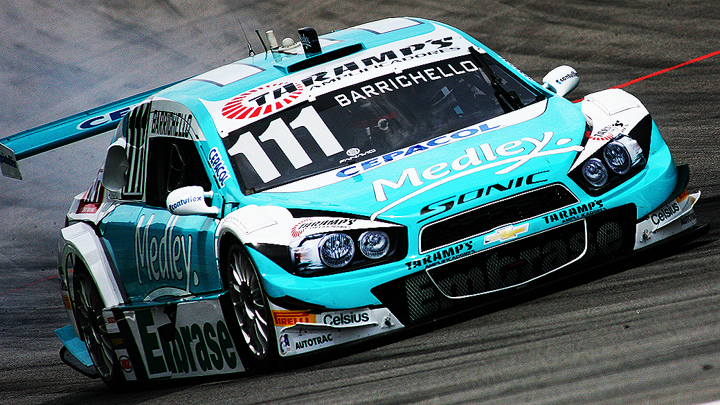 Rubens Barrichello durante a Corrida do Milhão da Stock Car, no Autódromo de Interlagos