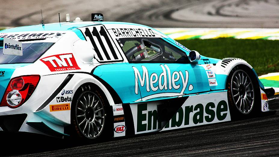 Rubens Barrichello durante a Corrida do Milhão da Stock Car, no Autódromo de Interlagos