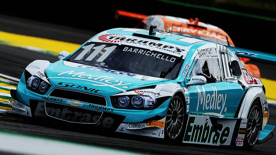 Rubens Barrichello durante a Corrida do Milhão da Stock Car, no Autódromo de Interlagos