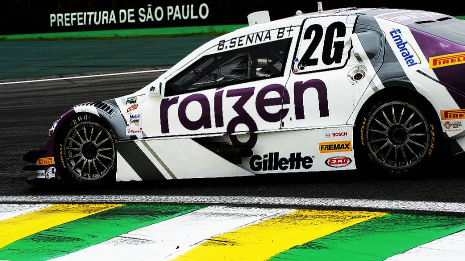 Bruno Senna durante a Corrida do Milhão da Stock Car, no Autódromo de Interlagos