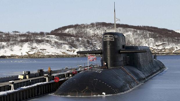 O submarino Ekateriumburgo, criado no período da União Soviética, é um dos mais potentes da Marinha russa