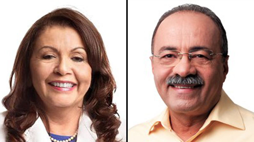 Suely Campos (PP) e Chico Rodrigues (PSB)
