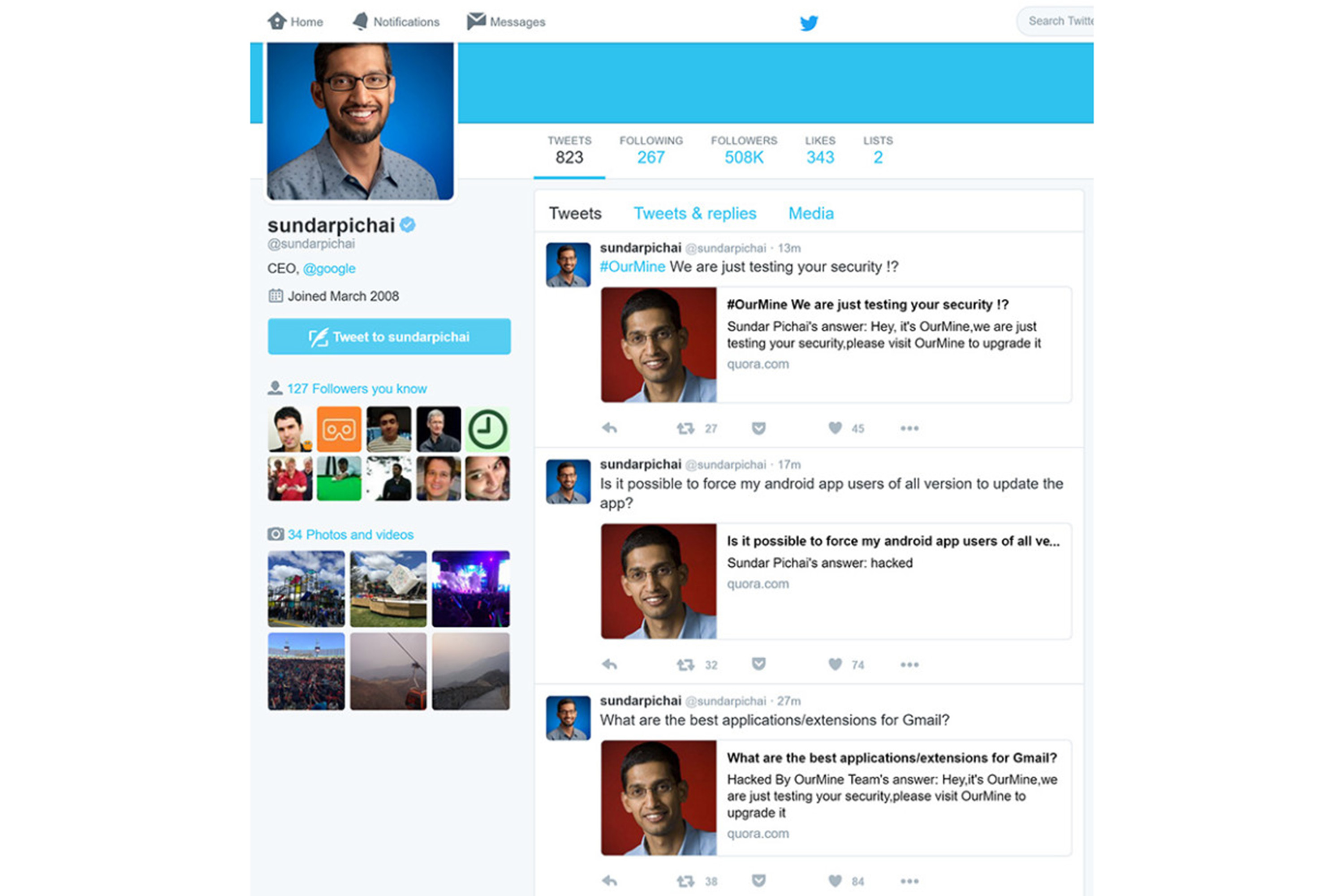 Sundar Pichai, CEO do Google